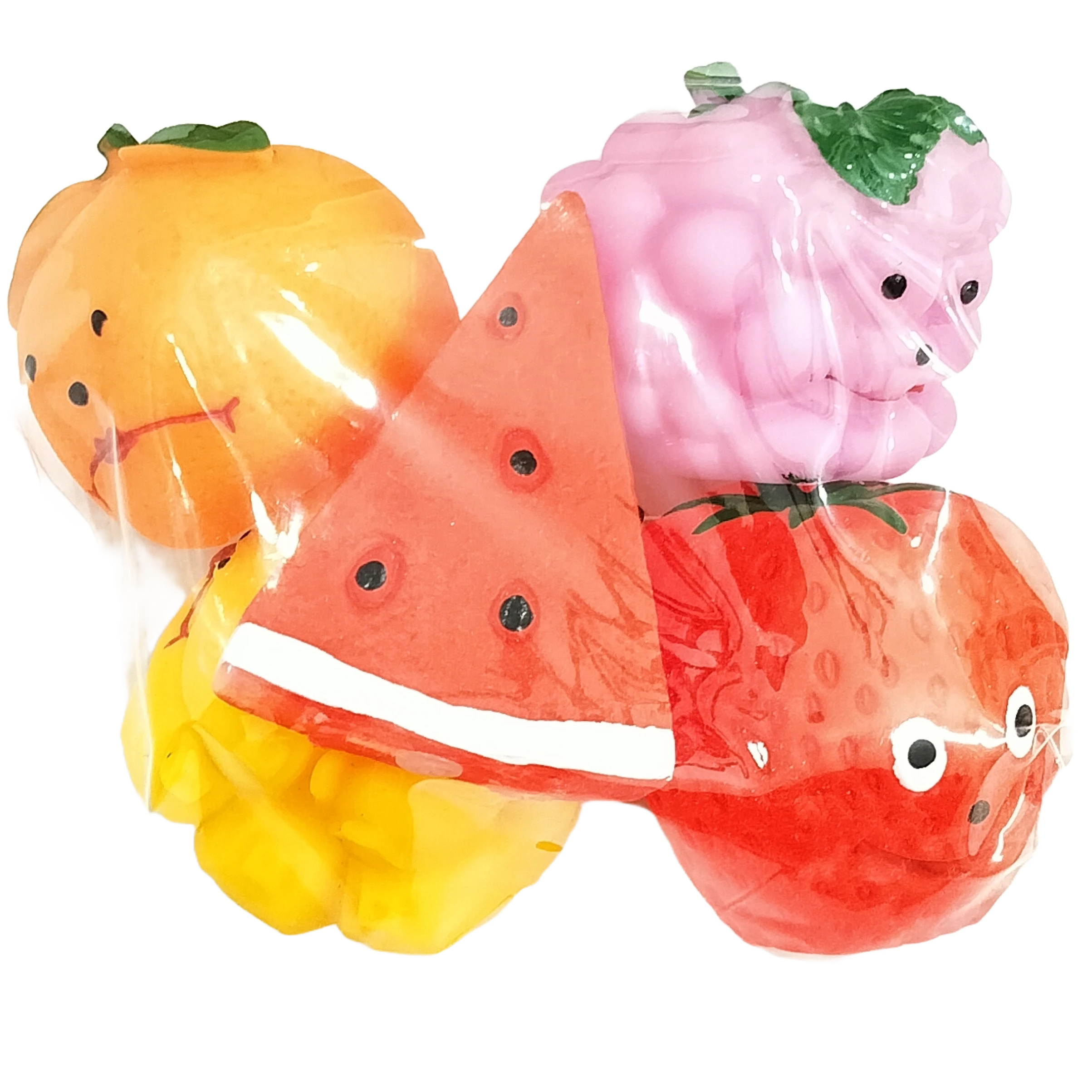 Juicy Fruits Squeezy Toys